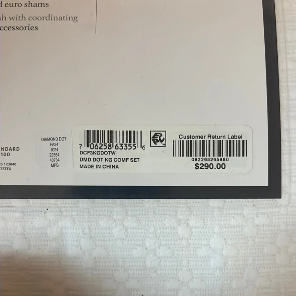 Charter Club White Damask Comforter Bedding
